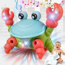 Caranguejo Fujão Musical com Luz e Movimento para Bebê Solari Baby