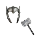 Kit Fantasia Thor Infantil com Martelo e Máscara Solari Baby