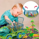 Caminhão Dinossauro Infantil com 4 Dinos e Acessórios Solari Baby