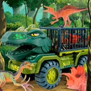 Caminhão Dinossauro Infantil com 4 Dinos e Acessórios Solari Baby