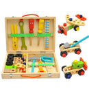 Kit Ferramentas Montessori em Madeira Infantil Educativo Solari Baby