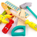 Kit Ferramentas Montessori em Madeira Infantil Educativo Solari Baby