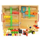 Kit Ferramentas Montessori em Madeira Infantil Educativo Solari Baby